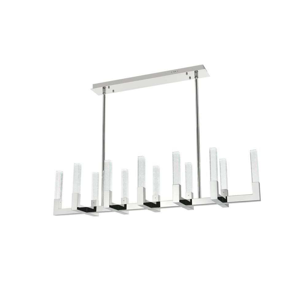 Noemi 54 inch Adjustable LED Pendant in Chrome. Picture 5
