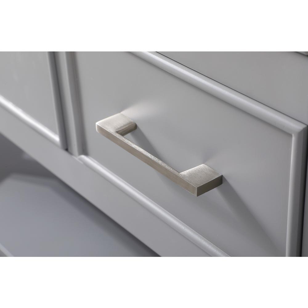 60 inch double bathroom vanity in gray. Picture 13