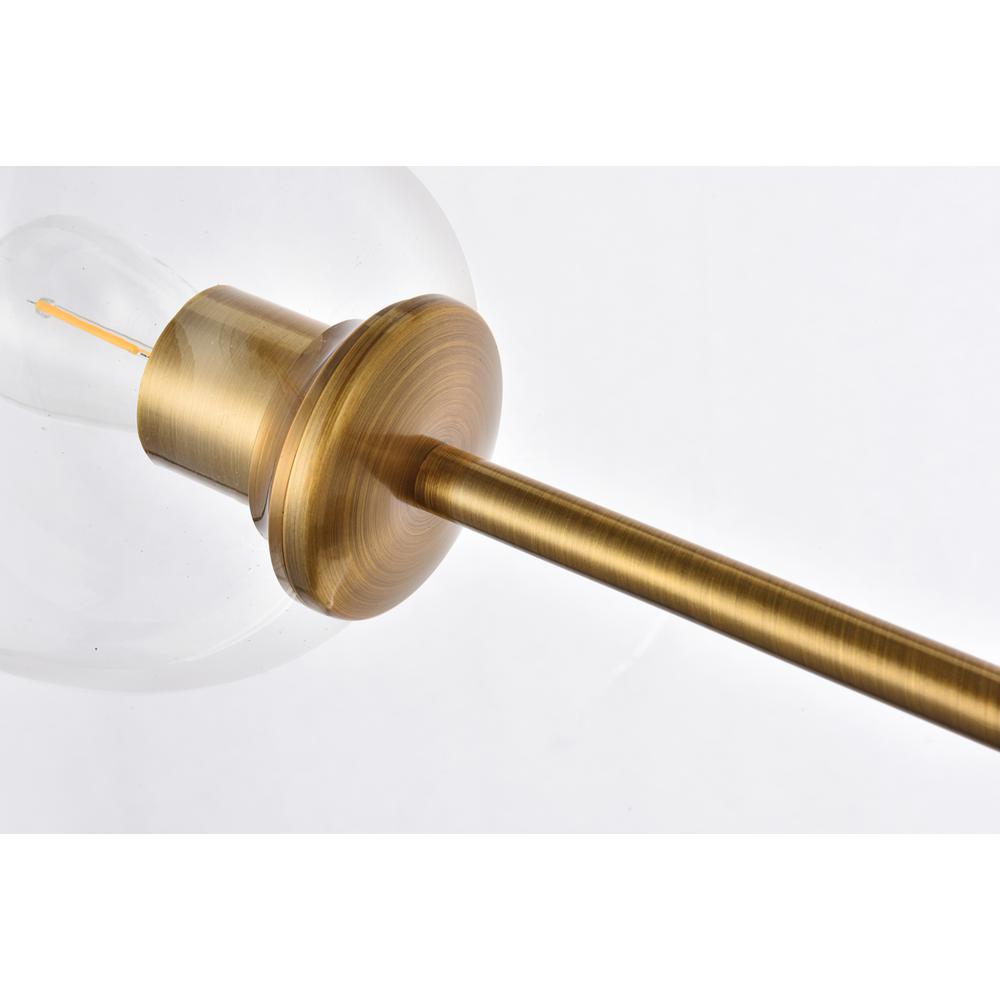 Cavoli 9 lights brass chandelier. Picture 3