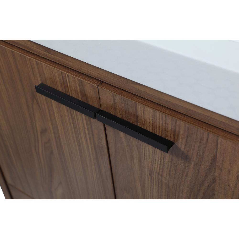 30 inch Single bathroom vanity in walnut brown. Picture 12