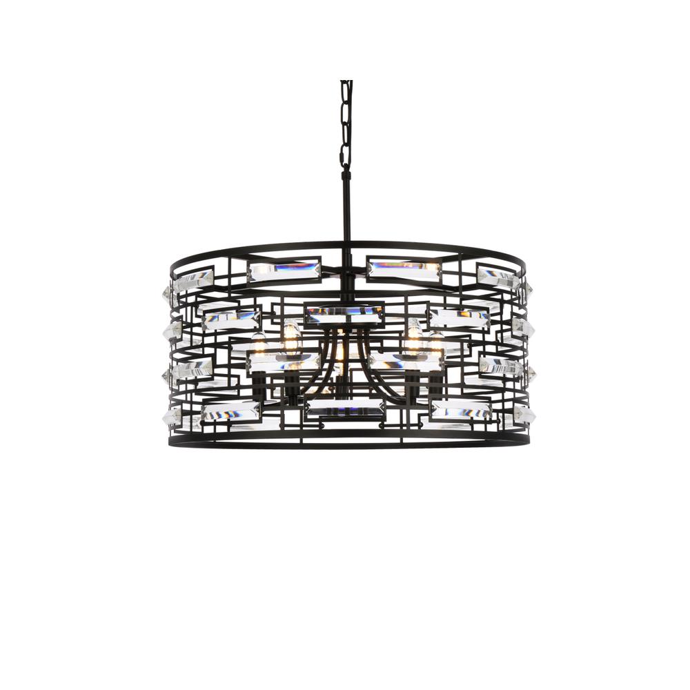 Kennedy 24 inch pendant in black. Picture 2