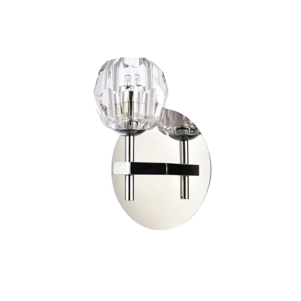Eren 1 light Chrome wall sconce. Picture 2