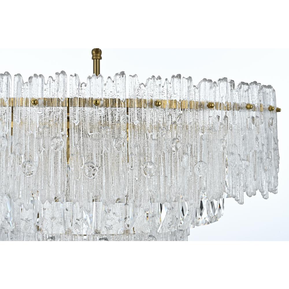 Emilia 21 inch Pendant Light in Satin Gold. Picture 6