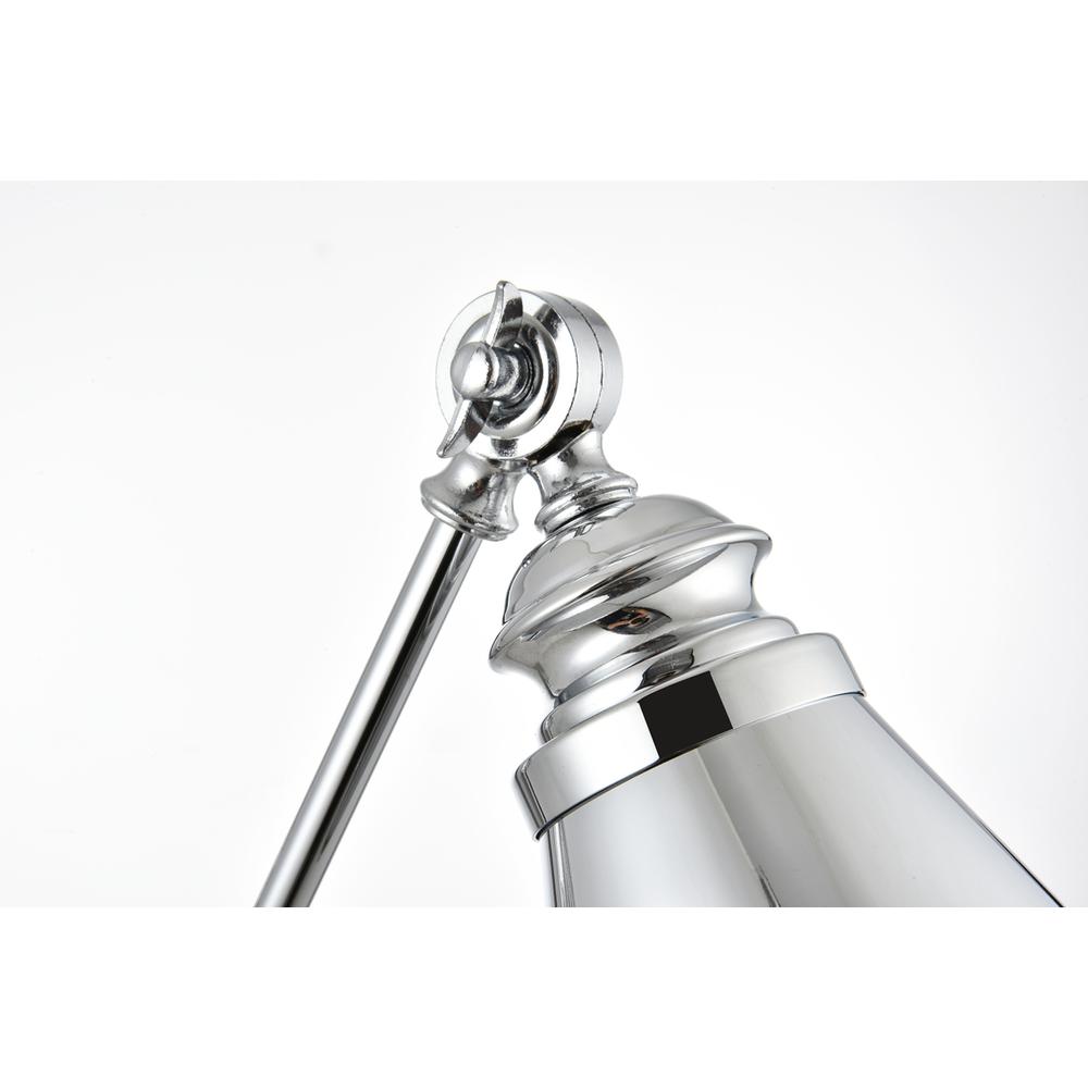 Van 1 light Chrome swing arm plug in wall sconce. Picture 4