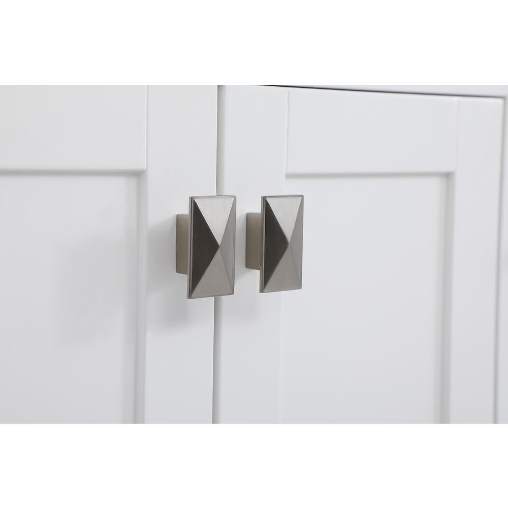 32 inch Single Bathroom Vanity in White. Picture 12
