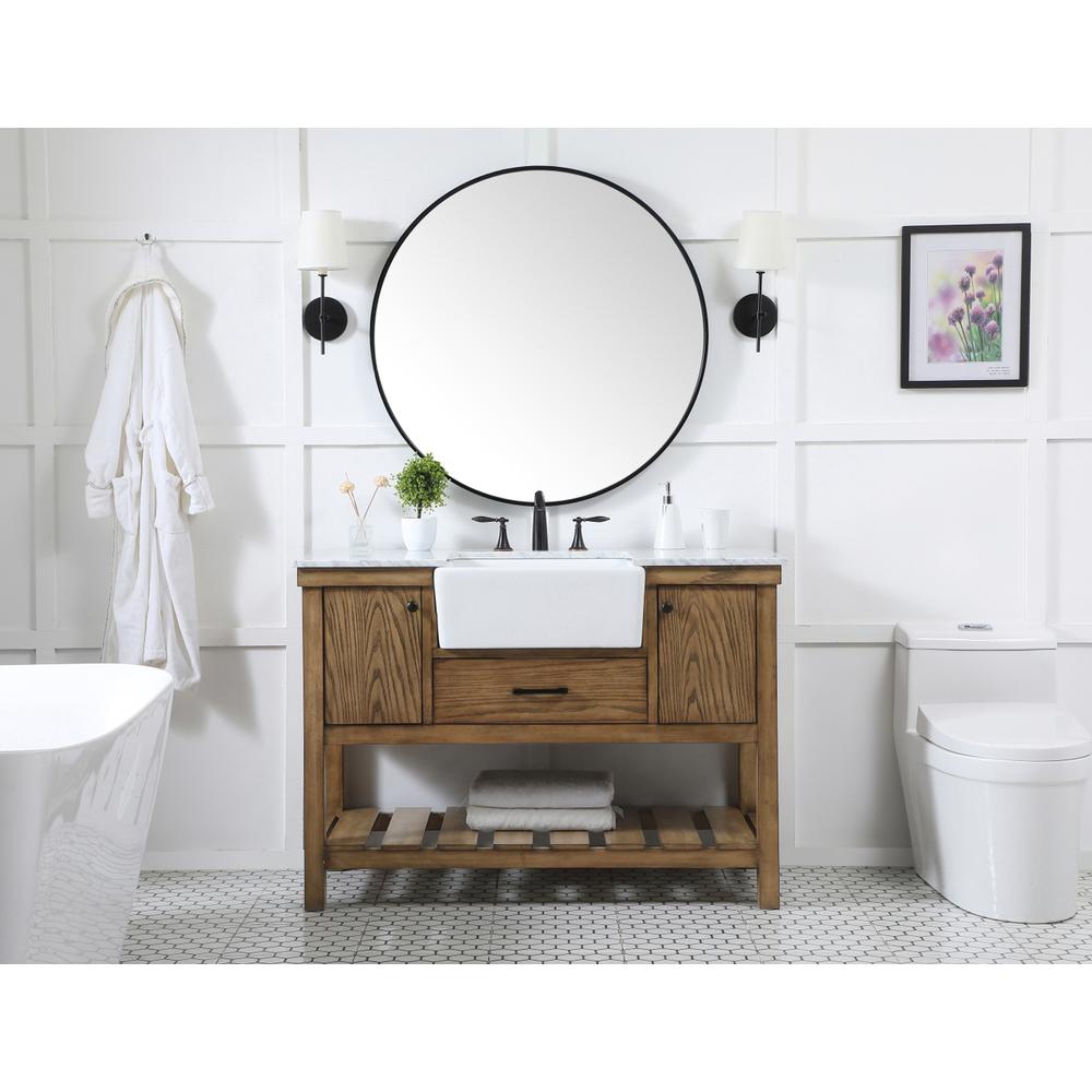 48 inch Single bathroom vanity in driftwood. Picture 4