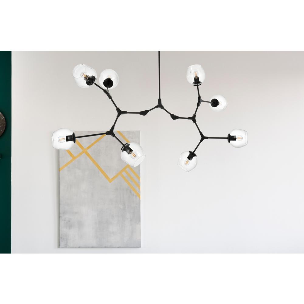 Cavoli 61 inch Chandelier in Black. Picture 8