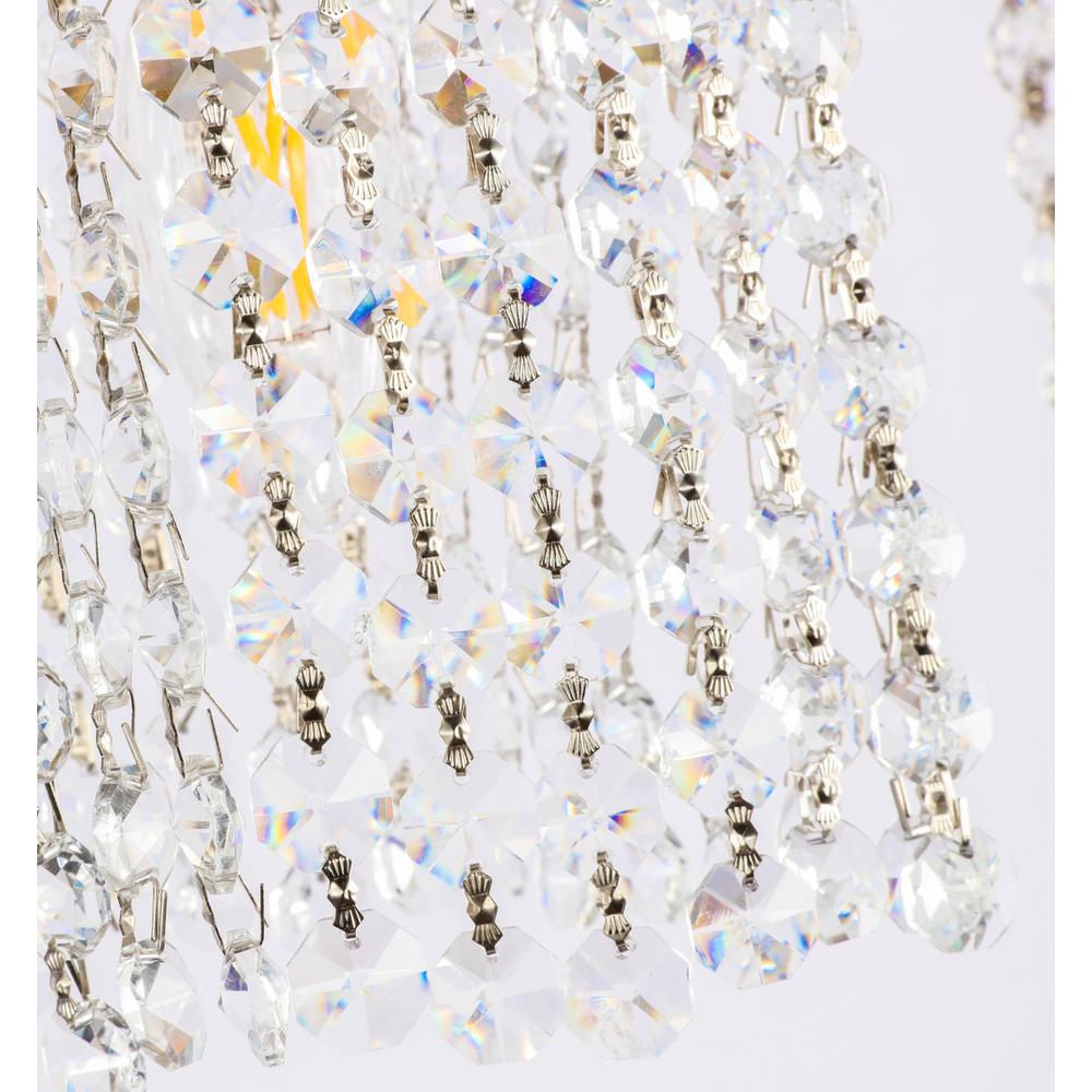 Phineas 1 light Chrome and Clear Crystals wall sconce. Picture 8