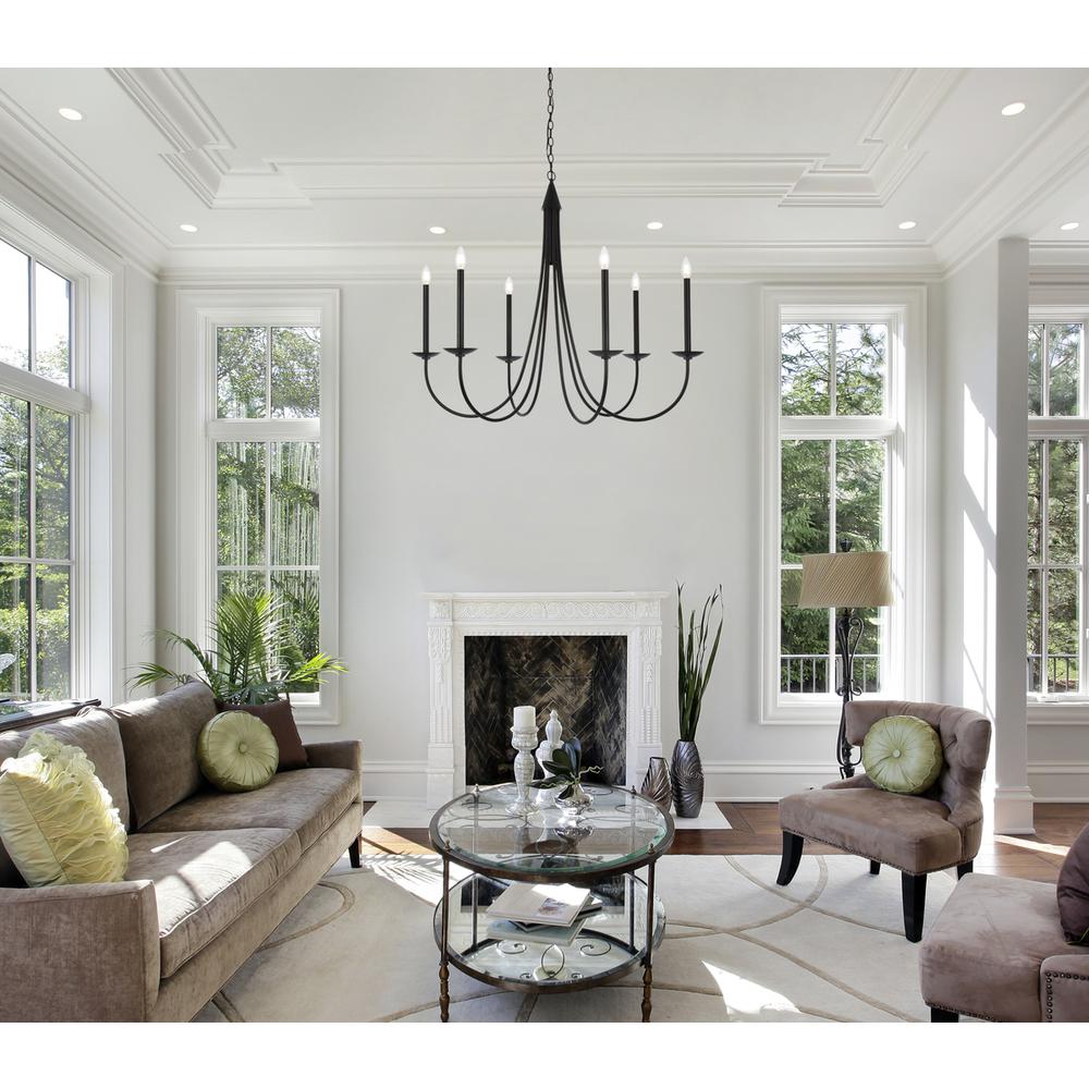Cohen 42 inch pendant in black. Picture 8