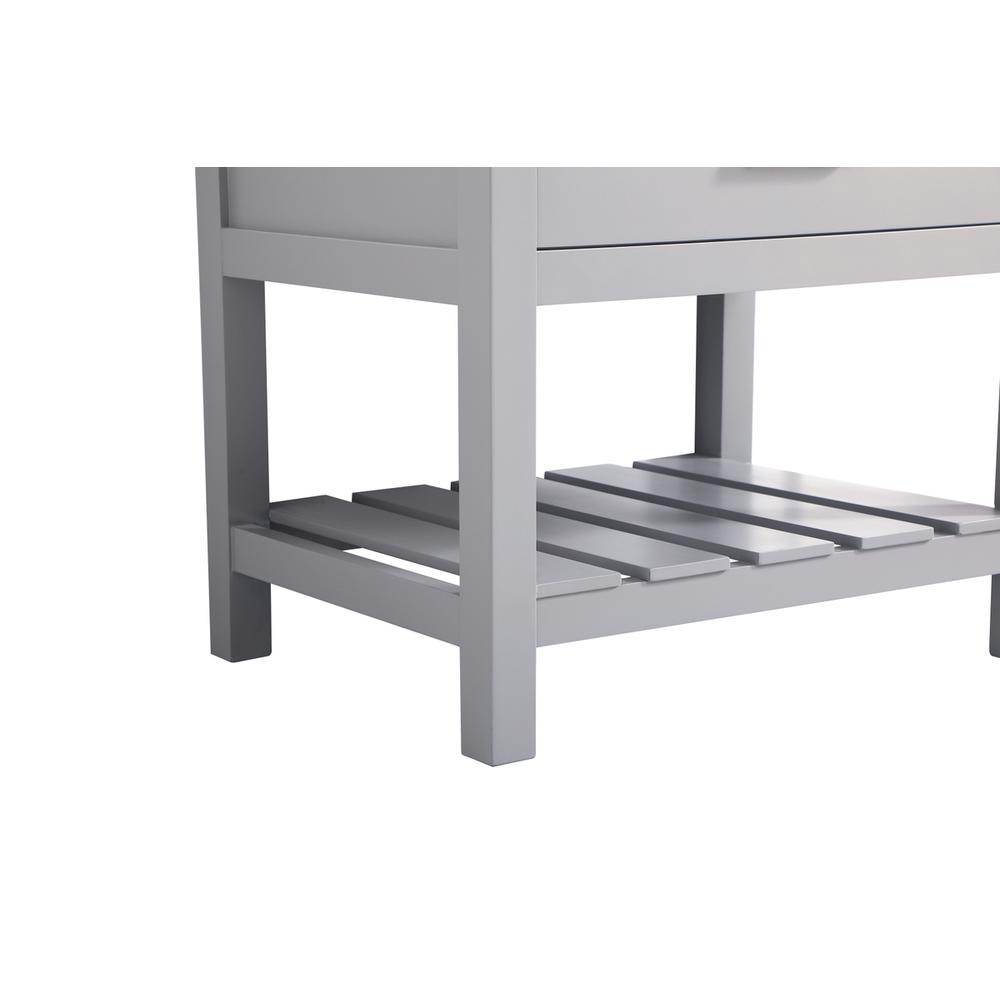 30 inch Single bathroom vanity in grey. Picture 13