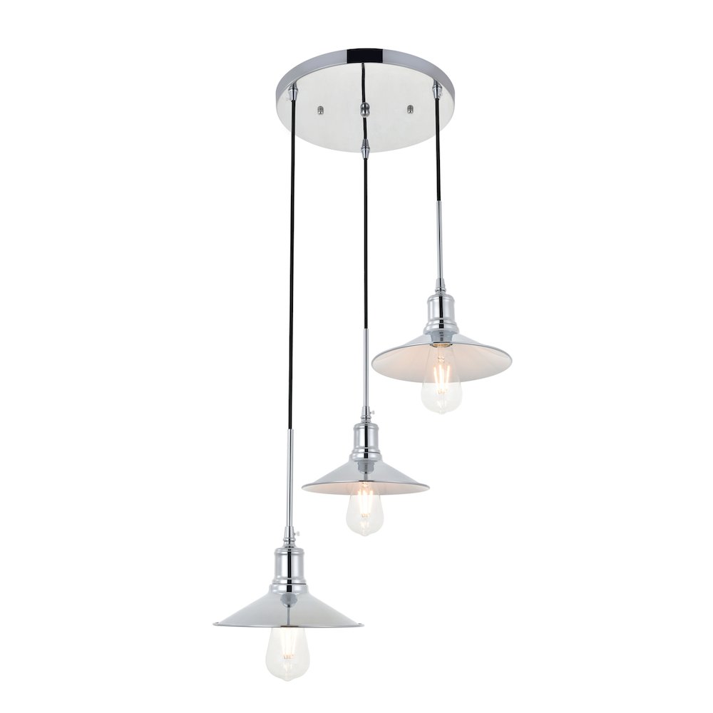 Etude 3 Light Chrome Pendant. Picture 6