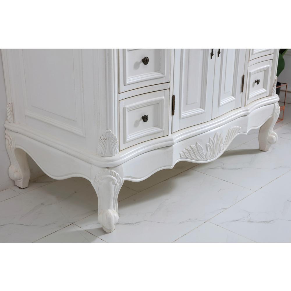 42 inch Single Bathroom vanity in antique white. Picture 5