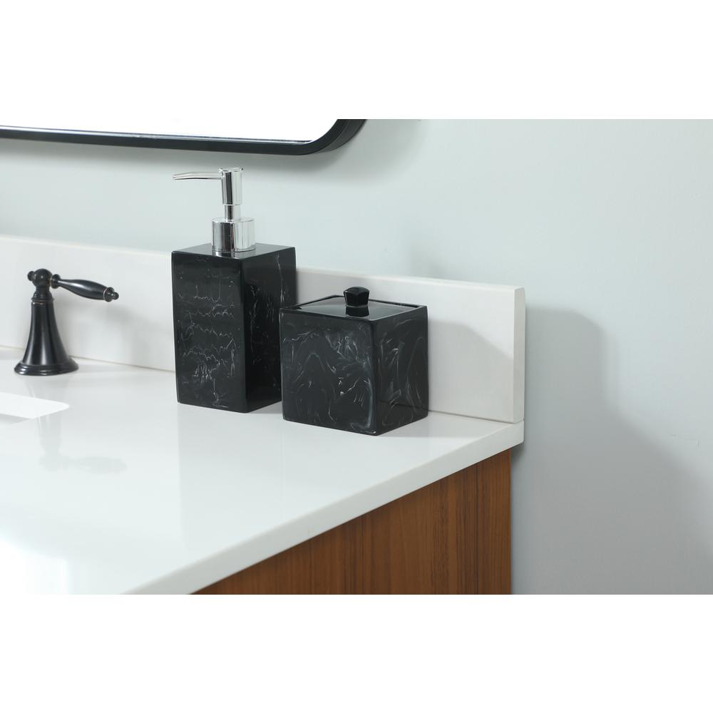 42 inch Single bathroom vanity in teak with backsplash. Picture 5
