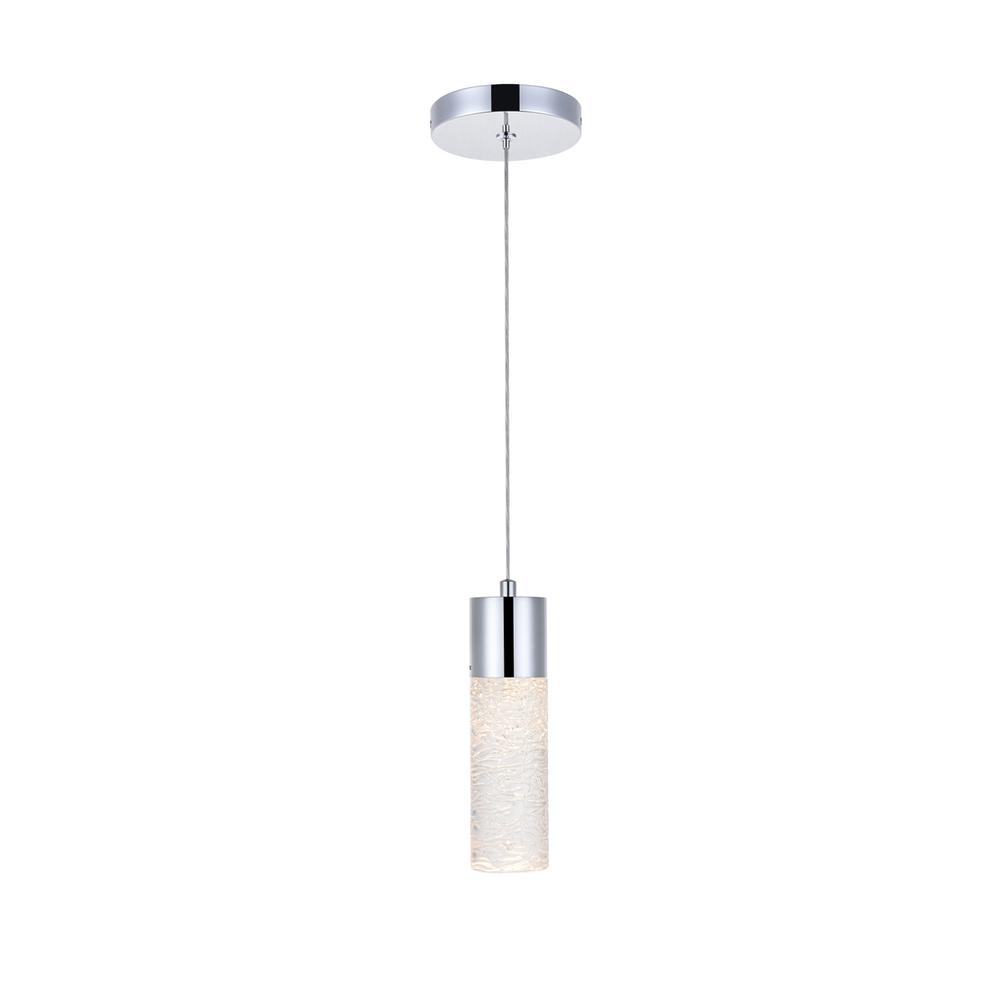Constellation 1 light Chrome LED Pendant. Picture 1