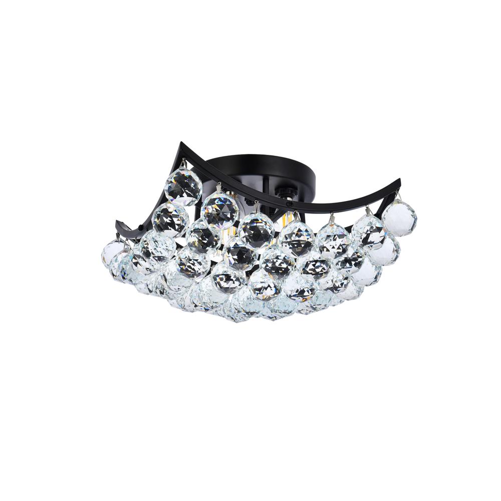 Corona 12 inch black flush mount. Picture 6