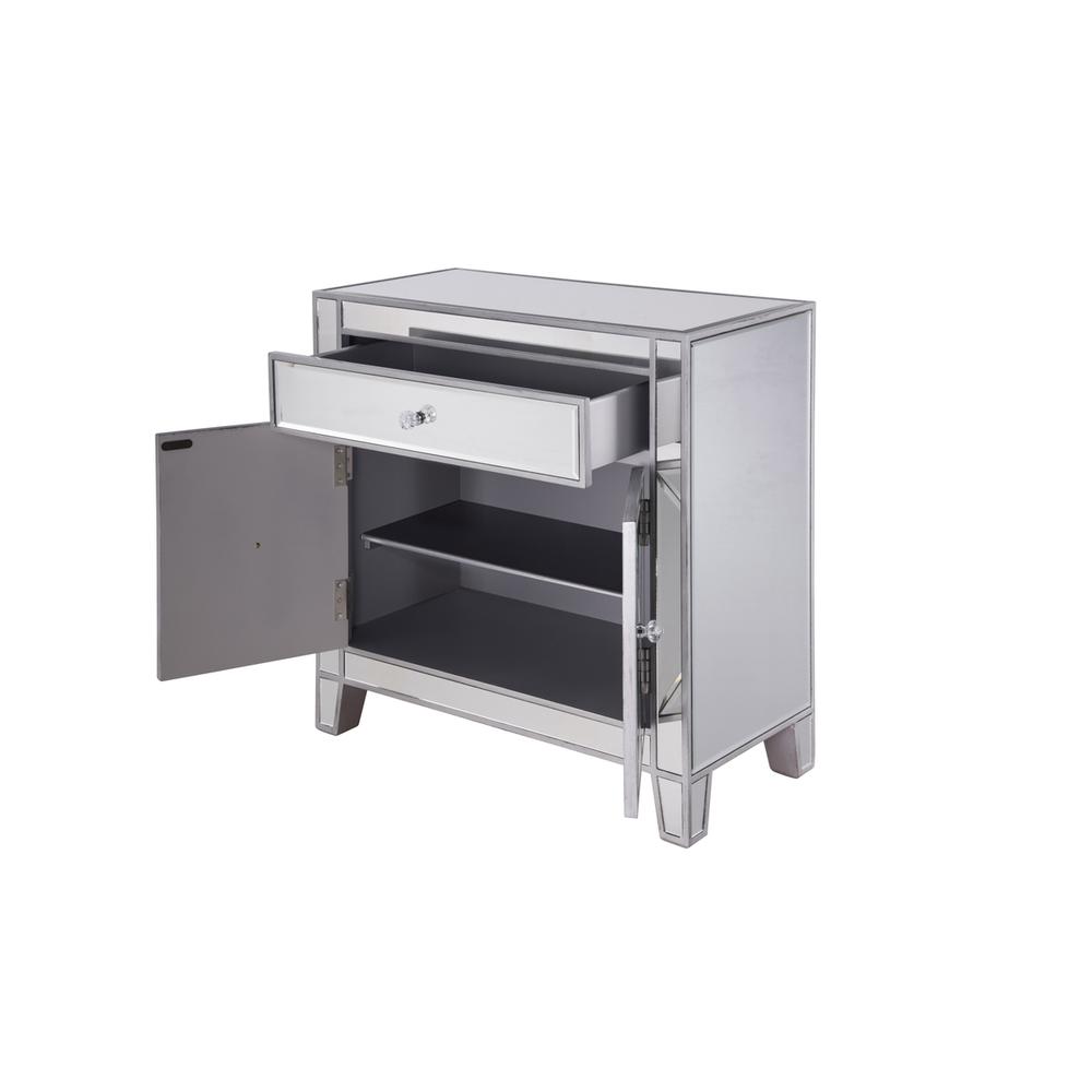 1 Drawer 2 Doors Cabinet 28 in. x 13-1/4 in. x 28-1/4 in. in silver paint. Picture 6