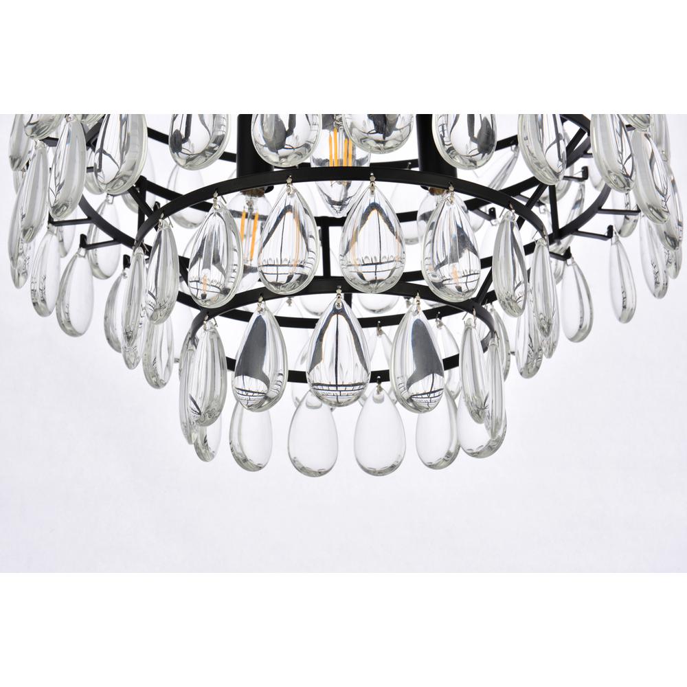 Mila 16 inch pendant in black. Picture 3