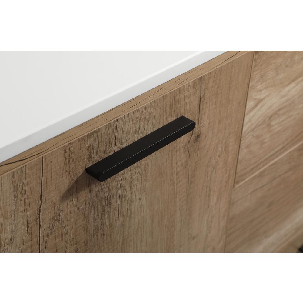 42 inch Single bathroom vanity in natural oak. Picture 12