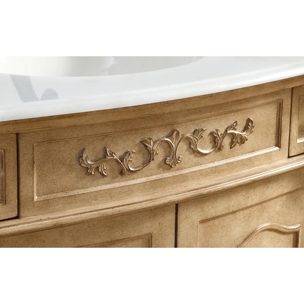 36 inch Single Bathroom vanity in Antique Beige. Picture 7