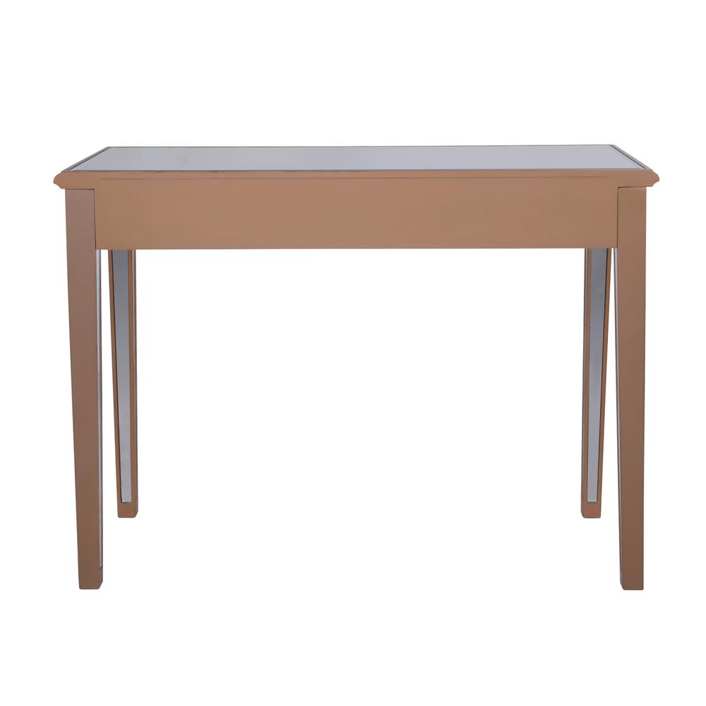 2 Drawers Dressing table 42 in. x 18 in. x 31 in. in Gold paint. Picture 9