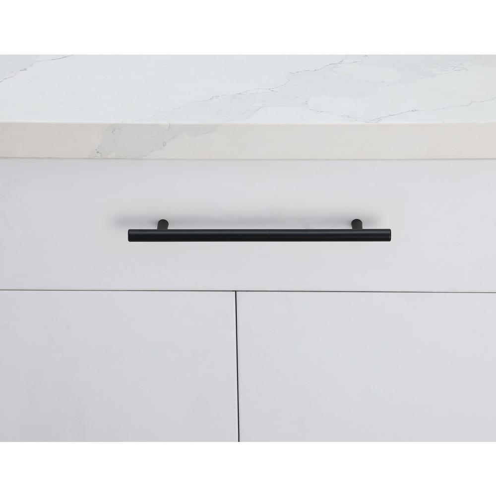 Quinn 7-9/16" Center to Center Matte Black Bar Pull Multipack (set of 10). Picture 6
