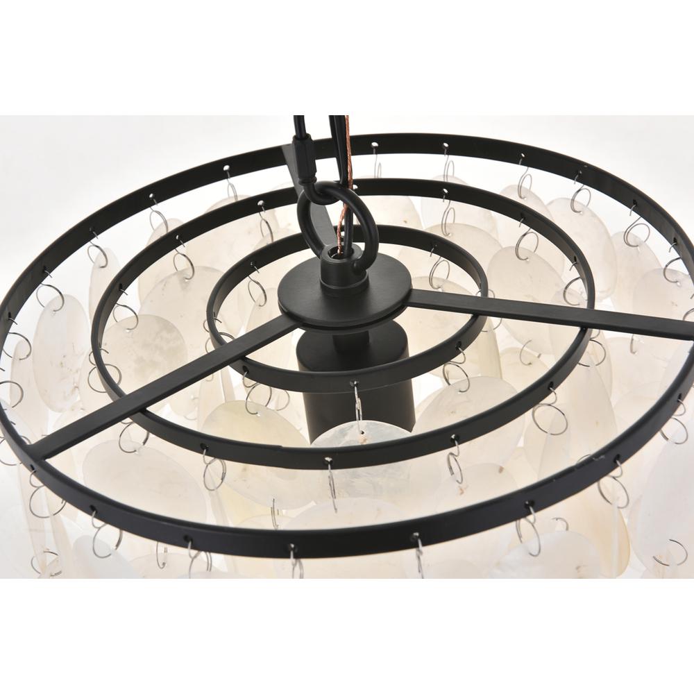 Selene 1 light Black Pendant. Picture 10