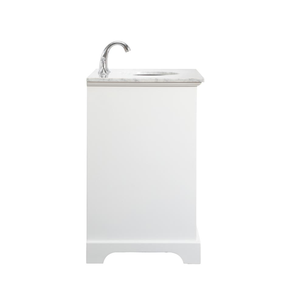 36 In. Single Bathroom Vanity Set In White. Picture 11