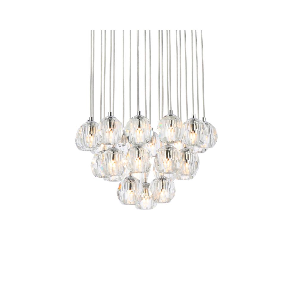 Eren 24 lights Chrome pendant. Picture 2