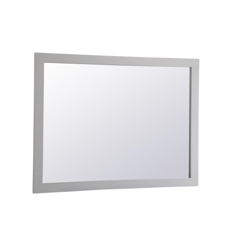 Aqua rectangle vanity mirror 48 inch in Grey. Picture 6