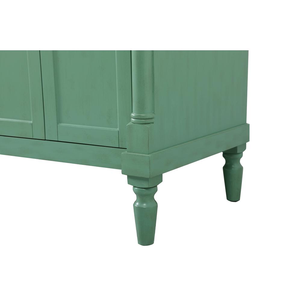 60 inch double bathroom vanity in vintage mint. Picture 13