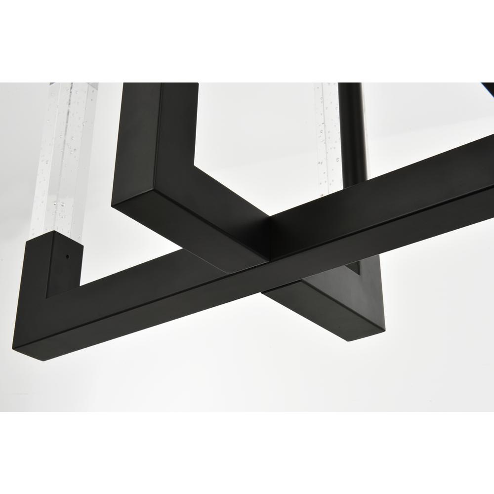 Noemi 42 inch Adjustable LED Pendant in Black. Picture 6