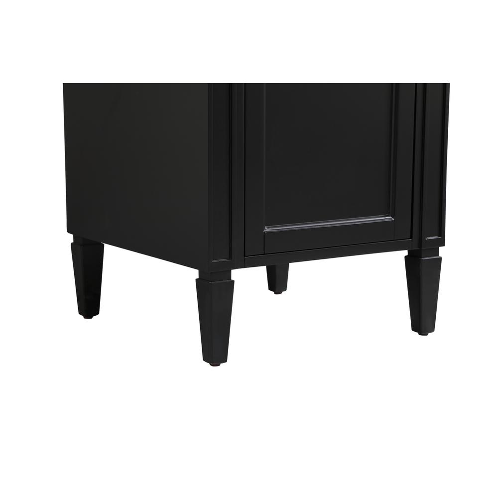 21 inch Single bathroom vanity in black. Picture 13