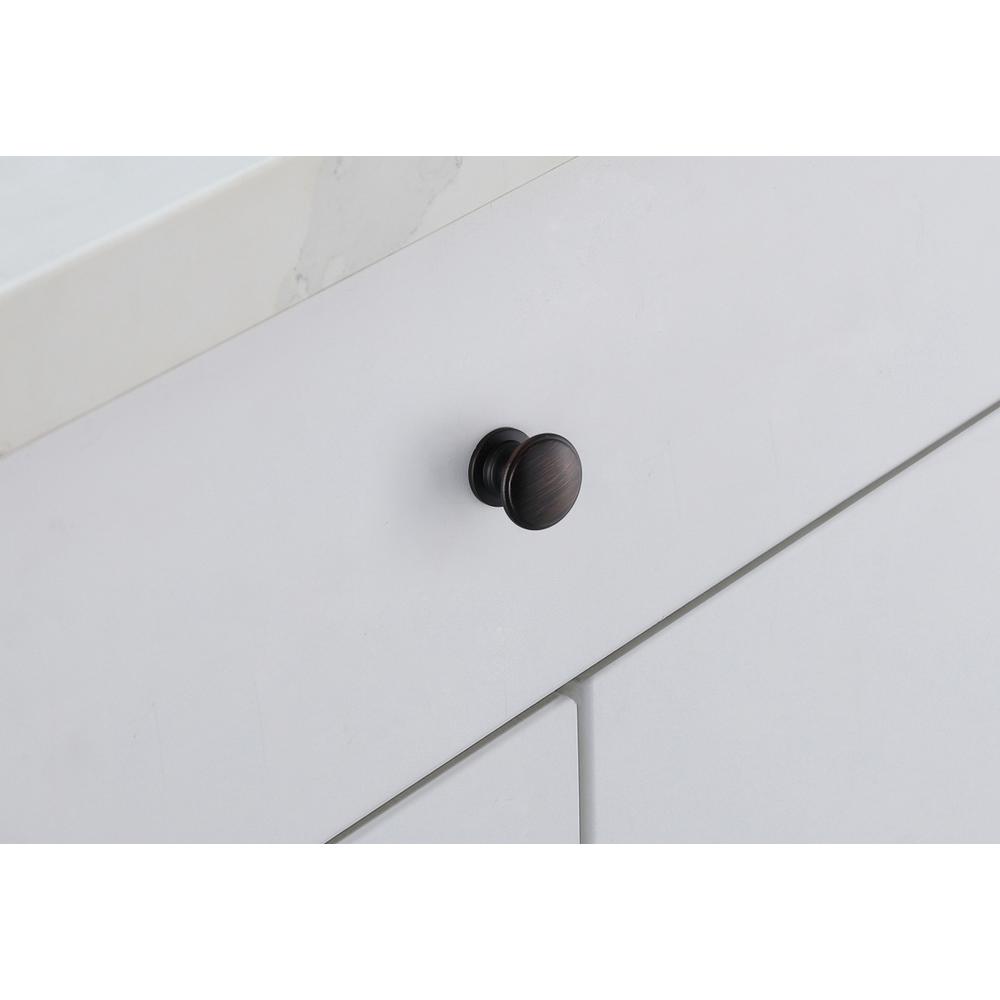 Kaid 1.2" Diameter Oil-rubbed Bronze Mushroom Knob Multipack (Set of 10). Picture 2