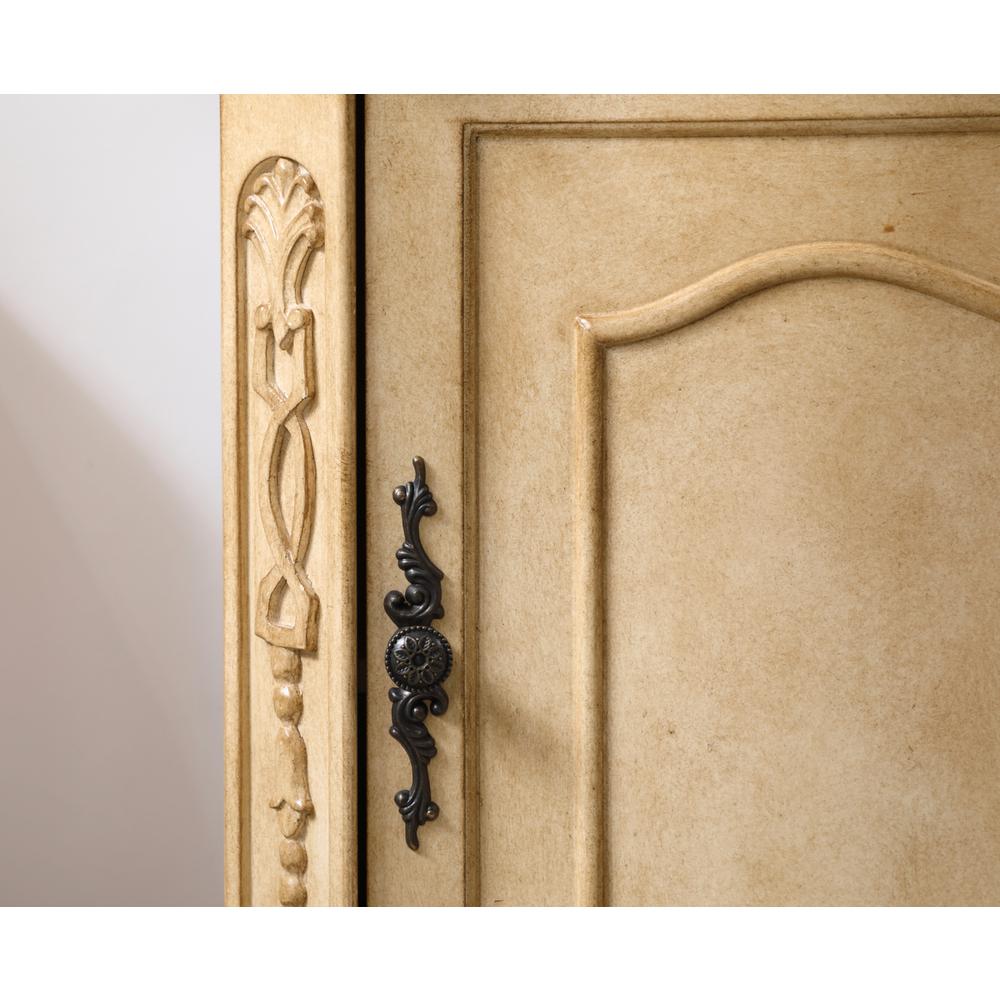24 inch Single Bathroom vanity in Antique Beige. Picture 5