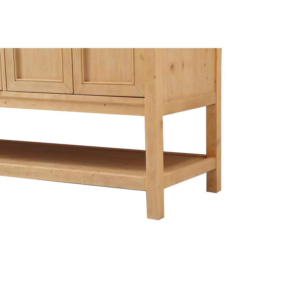 72 inch double bathroom vanity in natural wood. Picture 13