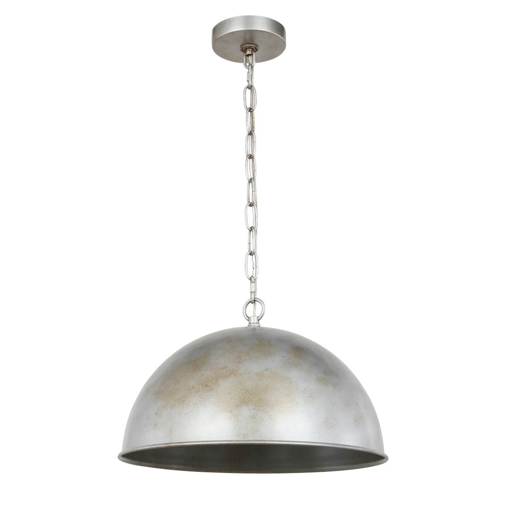 Marion Collection Pendant D15 H19 Lt:1 Vintage Silver Finish. Picture 4