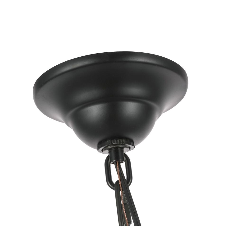 Maine 6 light Black chandelier. Picture 12
