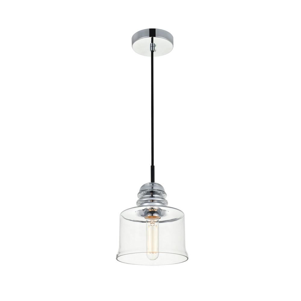 Wiley Collection Flush Mount D10in H8in Lt:4 Chrome Finish. Picture 2