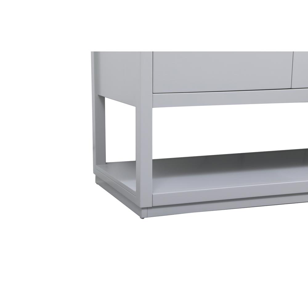60 inch Single bathroom vanity in grey. Picture 13