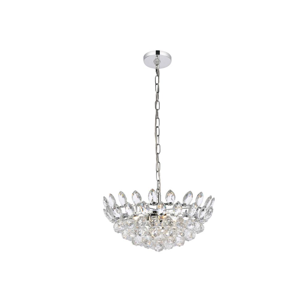 Emilia 18 inch pendant in chrome. Picture 1