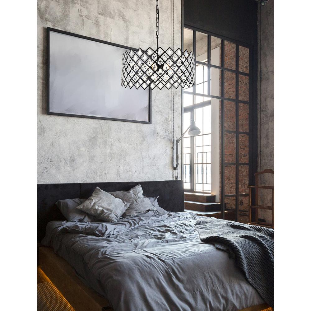 Lyla 21 inch pendant in black. Picture 8