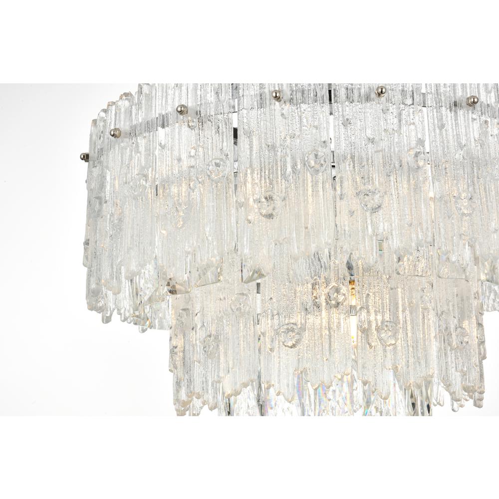 Emilia 15 inch Flush Mount Light  in Chrome. Picture 5