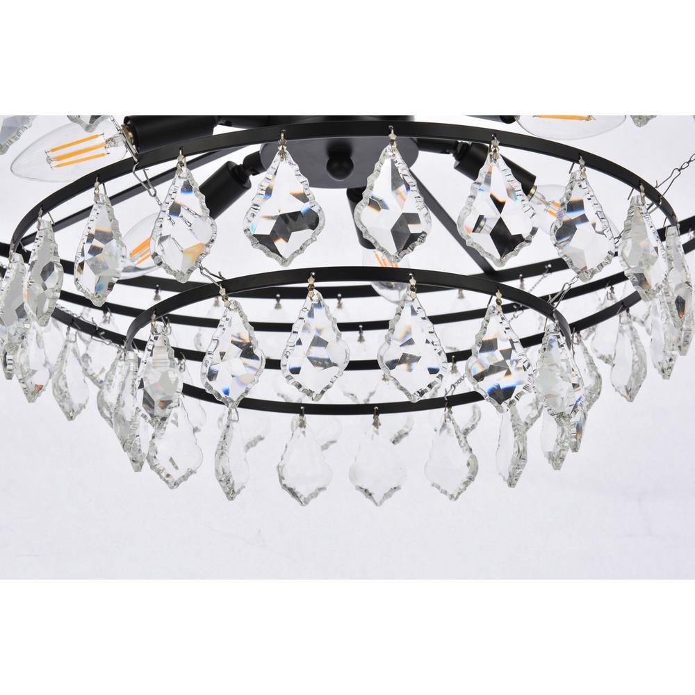 Ella 28 inch pendant in black. Picture 3