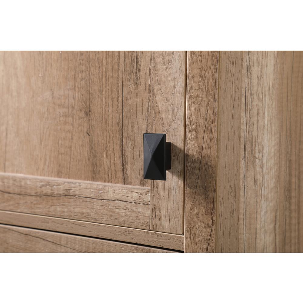 20 Inch Wide Bathroom Linen Storage Freestanding Cabinet In Natural Oak. Picture 5