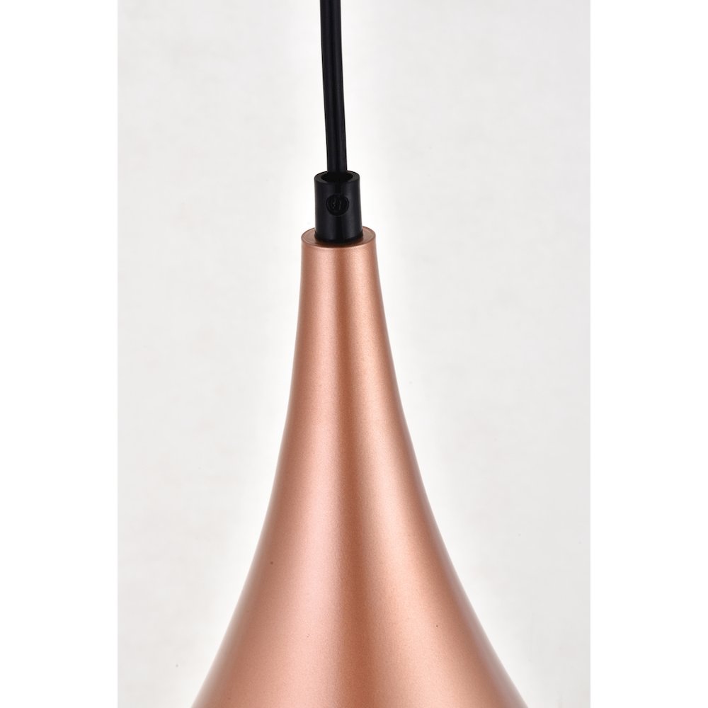 Nora 3 Light Honey Gold Pendant. Picture 5