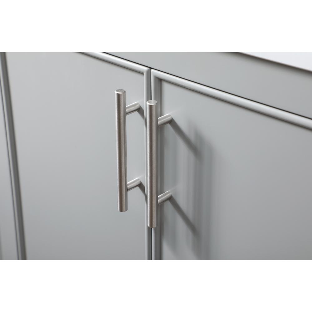 36 Inch SIngle Bathroom Vanity In Grey. Picture 12