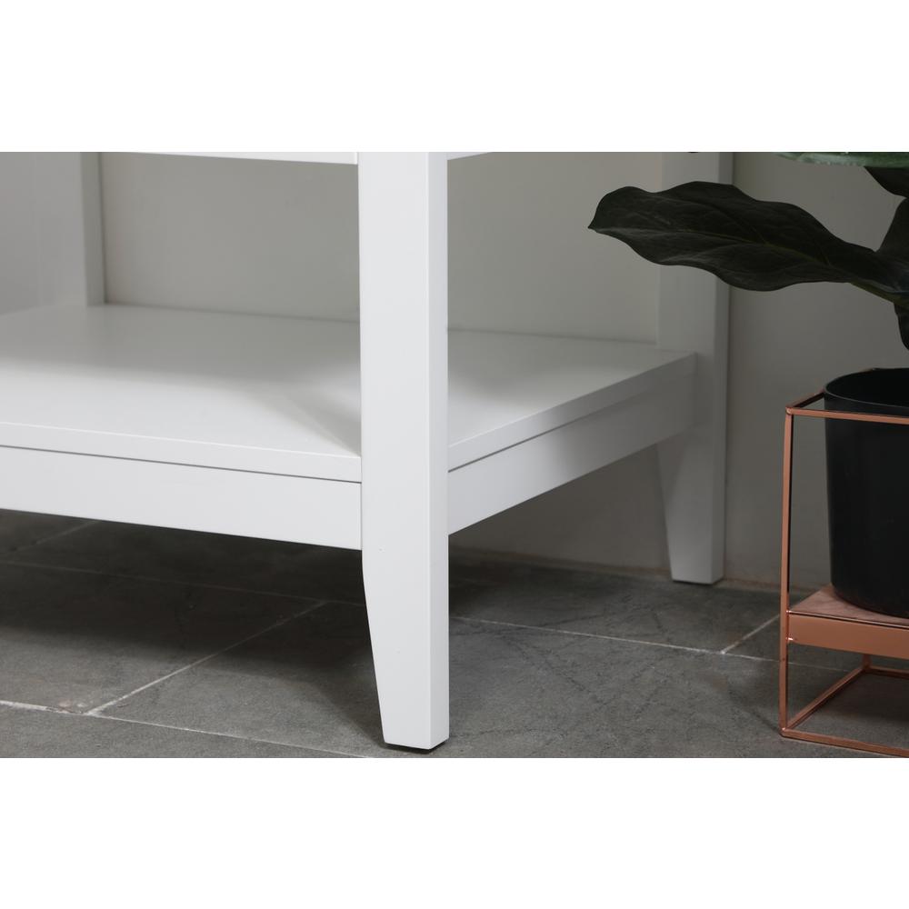 24 inch Single Bathroom Vanity in White. Picture 5