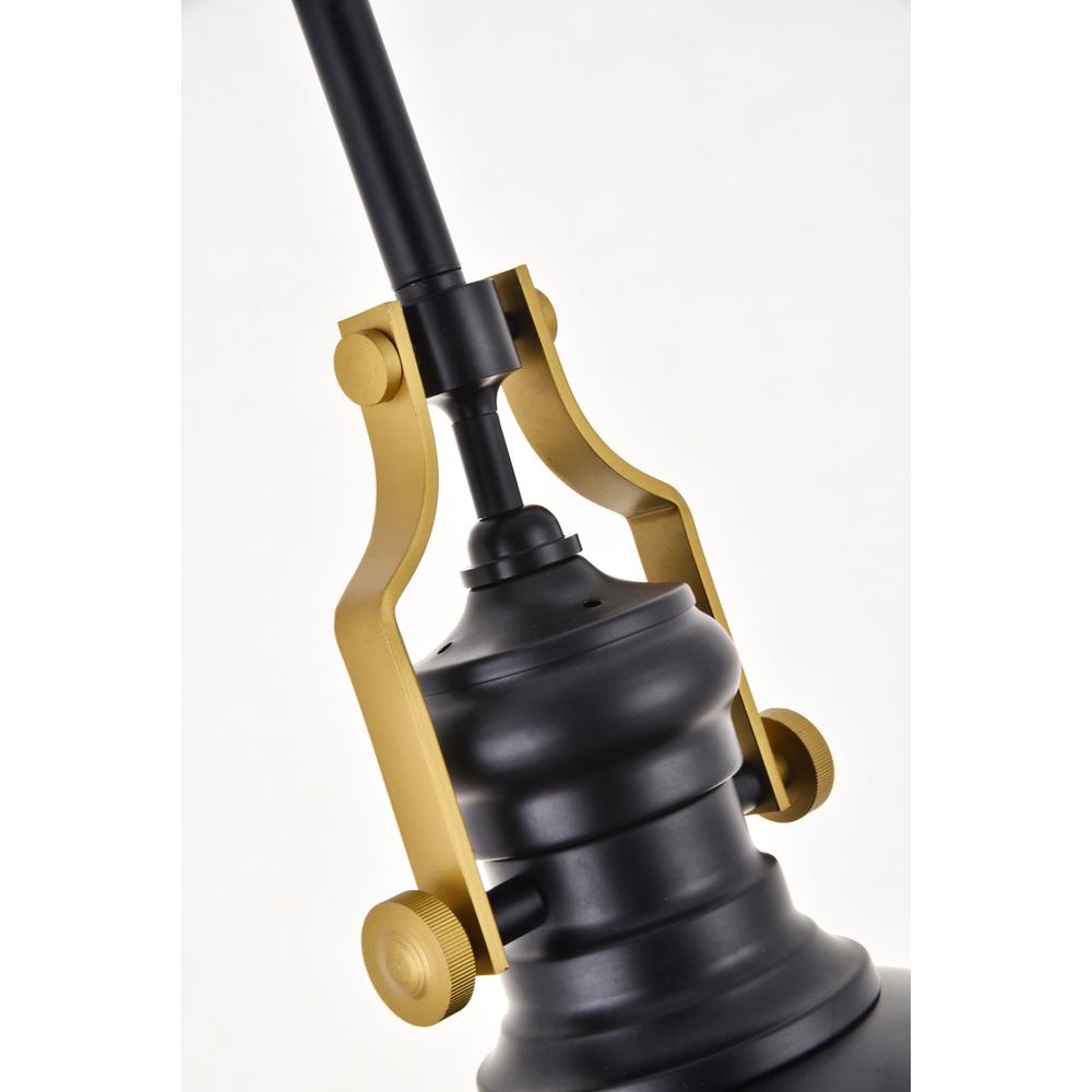 Eamon 1 Light matte black Pendant. Picture 5