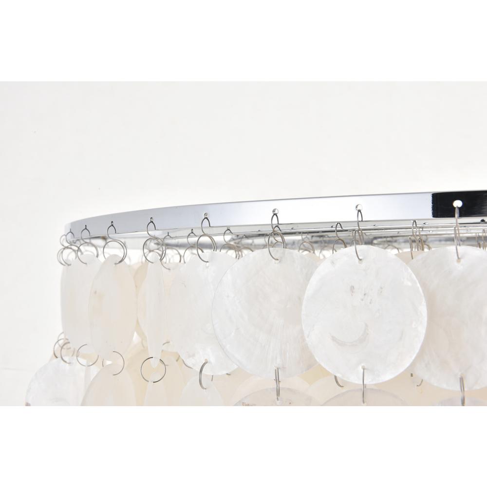Selene 6 light Chrome Pendant. Picture 8