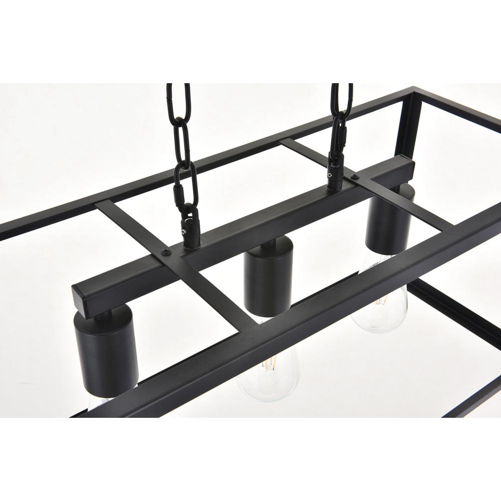 Resolute 3 light black Pendant. Picture 8